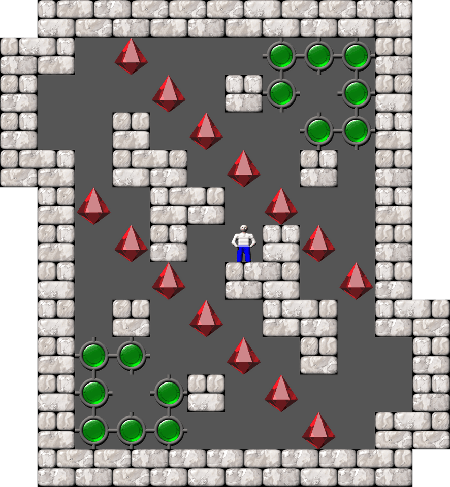 Sokoban Mass Remodel level 991